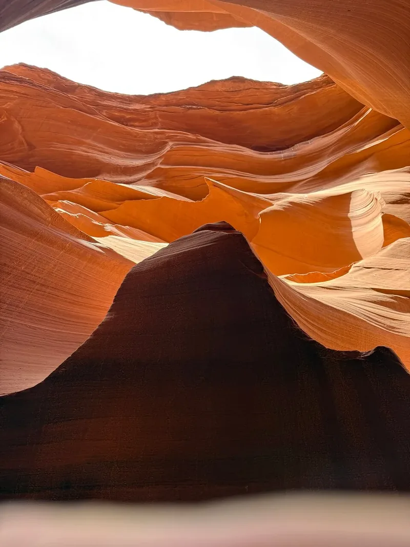 Travellers on the Lower Antelope Canyon day tour from Las Vegas